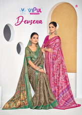 Vipul Sarees Traditional Printed Saree Collection – Elegant and Vibrant Designs